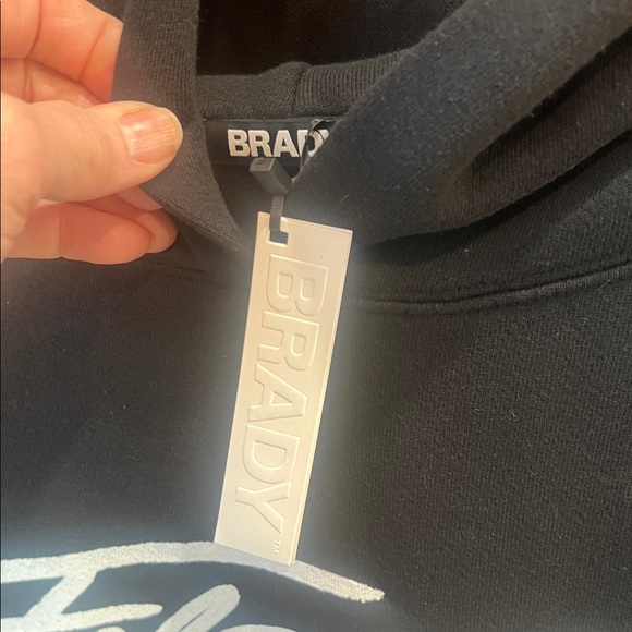 BRADY Black Hoodie NWT Size Medium - Picture 6 of 8